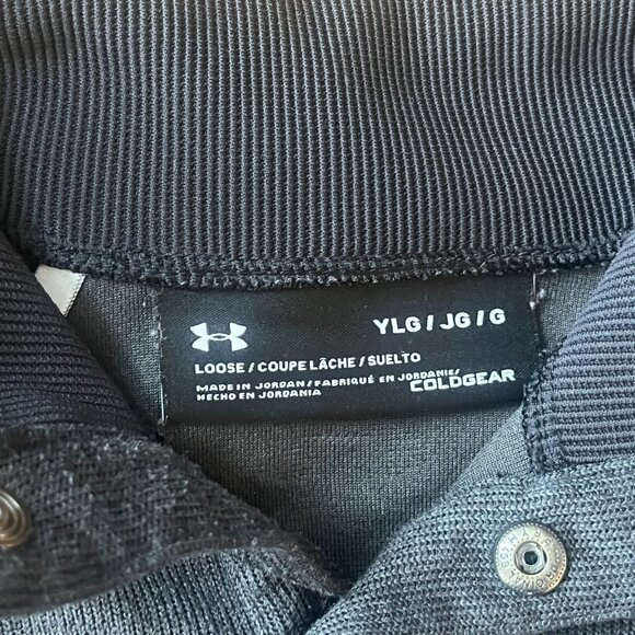 Boys Under Armour Quarter Button Up Sweater (Youth L) - Picture 3 of 3
